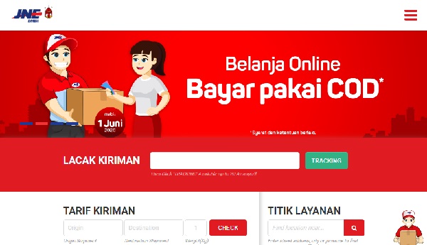 cek pengiriman barang jne