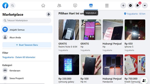 cara mendapatkan uang dari facebook