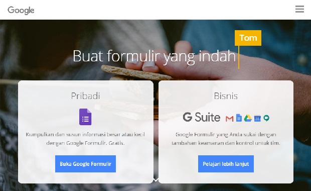 cara membuat formulir online