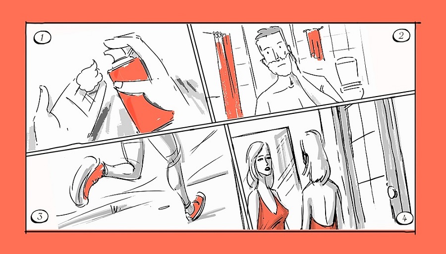 cara membuat storyboard
